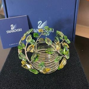 Crystal tea candle stand